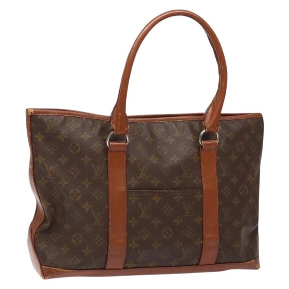 LOUIS VUITTON Monogram Sac Weekend PM Hand Bag M42425 LV Auth th6263 - Picture 1 of 16